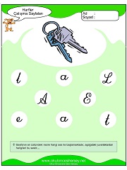 A Sesi Çalışma Sayfaları